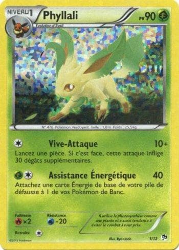 Carta Leafeon (1/12) do set McDonald’s Collection 2013 — Pokémon TCG | Bynx