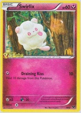 Carta Swirlix (09/12) do set McDonald’s Collection 2014 — Pokémon TCG | Bynx