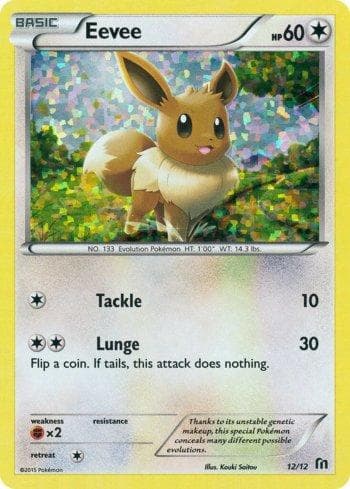 Eevee 12 — McDonald's Collection 2016
