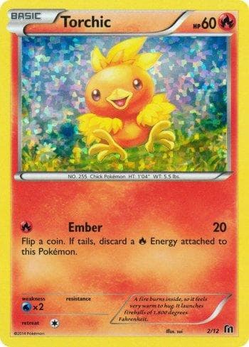 Carta Torchic (2/12) do set McDonald’s Collection 2016 — Pokémon TCG | Bynx