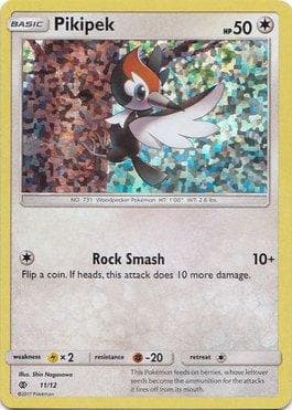 Carta Pikipek (11/12) do set McDonald’s Collection 2017 — Pokémon TCG | Bynx
