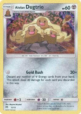 Carta Alolan Dugtrio (11/12) do set McDonald's Collection 2019 — Pokémon TCG | Bynx