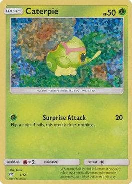 Carta Caterpie 1/12 do set McDonald's Collection 2019 — Pokémon TCG | Bynx