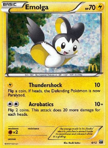 Emolga 6 — McDonald's Collection 2012