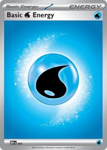 Carta Water Energy (Mega Evolution) (MEE003/008) do set Liga BR — MEE — Pokémon TCG | Bynx