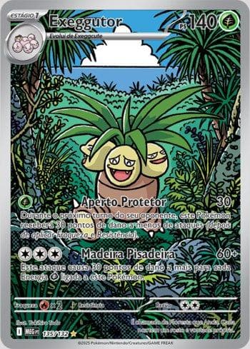 Carta Exeggutor (135/132) do set Megaevolução — Pokémon TCG | Bynx