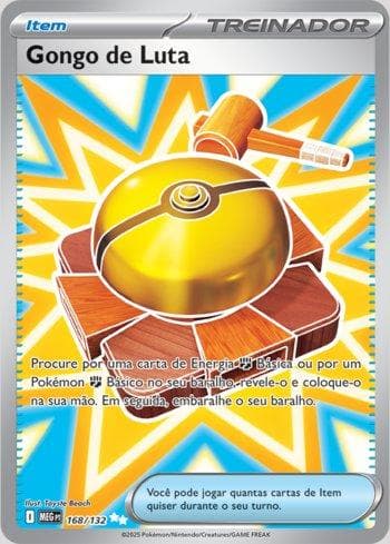 Carta Fighting Gong (168/132) do set Megaevolução — Pokémon TCG | Bynx