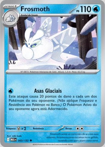 Carta Frosmoth (043/132) do set Megaevolução — Pokémon TCG | Bynx