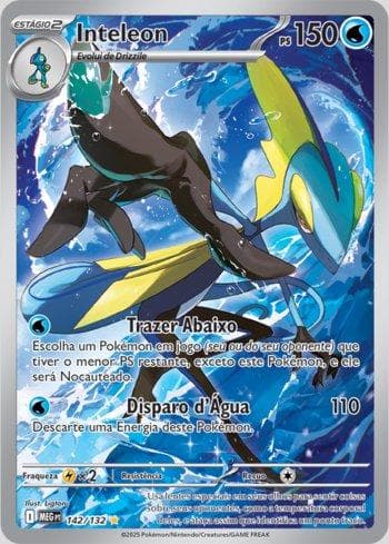 Carta Inteleon (142/132) do set Megaevolução — Pokémon TCG | Bynx