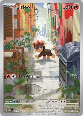 Carta Litleo (139/132) do set Megaevolução — Pokémon TCG | Bynx
