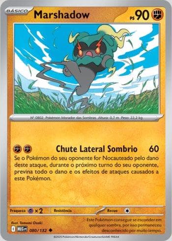 Carta Marshadow (080/132) do set Megaevolução — Pokémon TCG | Bynx