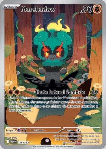 Carta Marshadow (146/132) do set Megaevolução — Pokémon TCG | Bynx