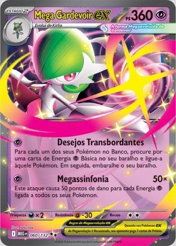 Mega Gardevoir ex (060/132) — Megaevolução