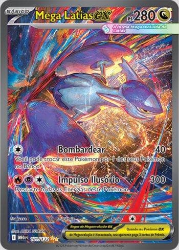 Carta Mega Latias ex (181/132) do set Megaevolução — Pokémon TCG | Bynx