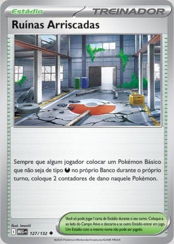 Carta Risky Ruins (127/132) do set Megaevolução — Pokémon TCG | Bynx