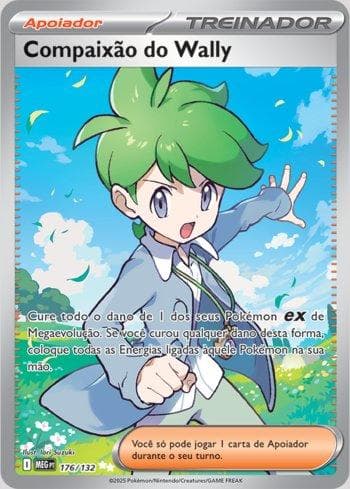 Carta Wally's Compassion (176/132) do set Megaevolução — Pokémon TCG | Bynx