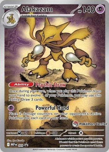 Alakazam (Pokemon Center Exclusive) 009b — Mega Evolution Promos