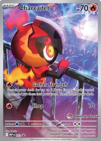 Carta Charcadet (Pokemon Center Exclusive) #022b do set Mega Evolution Promos — Pokémon TCG | Bynx