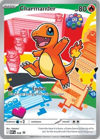 Carta Charmander #038 do set Mega Evolution Promos — Pokémon TCG | Bynx