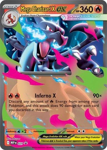 Mega Charizard X ex 029 — Mega Evolution Promos