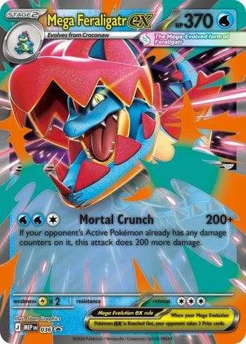 Mega Feraligatr ex 036 — Mega Evolution Promos