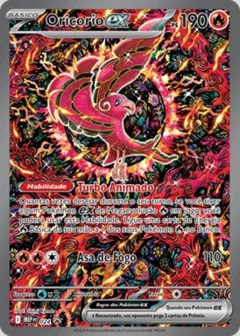 Carta Oricorio ex #024 do set Mega Evolution Promos — Pokémon TCG | Bynx
