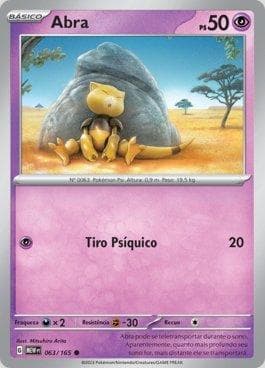 Carta Abra (063/165) do set 151 — Pokémon TCG | Bynx
