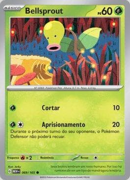 Carta Bellsprout (069/165) do set 151 — Pokémon TCG | Bynx