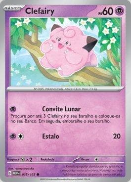 Carta Clefairy (035/165) do set 151 — Pokémon TCG | Bynx