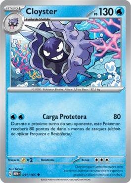 Carta Cloyster (091/165) do set 151 — Pokémon TCG | Bynx