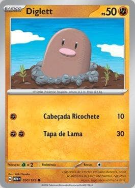Carta Diglett (050/165) do set 151 — Pokémon TCG | Bynx