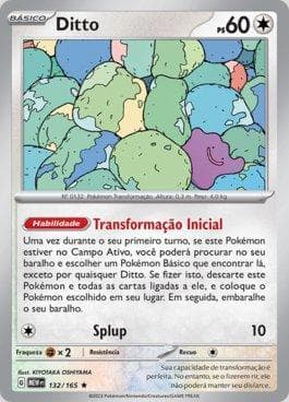 Carta Ditto (132/165) do set 151 — Pokémon TCG | Bynx