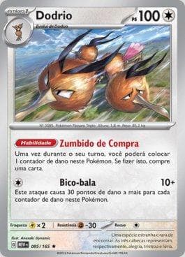 Carta Dodrio (085/165) do set 151 — Pokémon TCG | Bynx