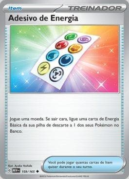 Carta Energy Sticker (159/165) do set 151 — Pokémon TCG | Bynx