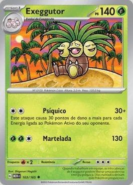 Carta Exeggutor (103/165) do set 151 — Pokémon TCG | Bynx