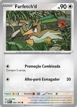 Carta Farfetch'd (083/165) do set 151 — Pokémon TCG | Bynx