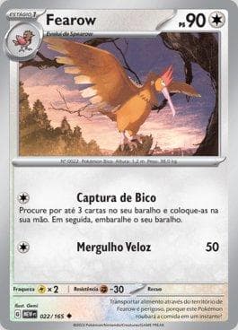 Carta Fearow (022/165) do set 151 — Pokémon TCG | Bynx