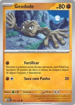 Carta Geodude (074/165) do set 151 — Pokémon TCG | Bynx