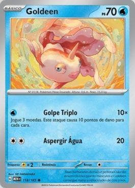 Carta Goldeen (118/165) do set 151 — Pokémon TCG | Bynx