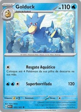 Carta Golduck (055/165) do set 151 — Pokémon TCG | Bynx