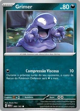 Carta Grimer (088/165) do set 151 — Pokémon TCG | Bynx