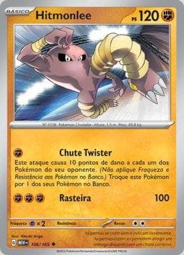 Carta Hitmonlee (106/165) do set 151 — Pokémon TCG | Bynx