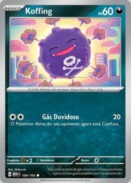 Carta Koffing (109/165) do set 151 — Pokémon TCG | Bynx