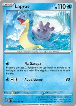 Carta Lapras (131/165) do set 151 — Pokémon TCG | Bynx