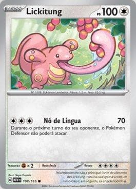Carta Lickitung (108/165) do set 151 — Pokémon TCG | Bynx