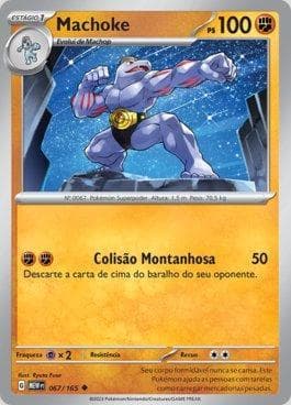Carta Machoke (067/165) do set 151 — Pokémon TCG | Bynx