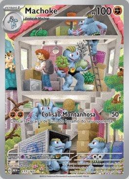 Carta Machoke (177/165) do set 151 — Pokémon TCG | Bynx