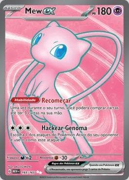 Carta Mew ex (193/165) do set 151 — Pokémon TCG | Bynx