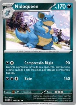 Carta Nidoqueen (031/165) do set 151 — Pokémon TCG | Bynx