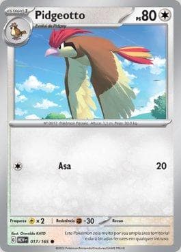 Carta Pidgeotto (017/165) do set 151 — Pokémon TCG | Bynx
